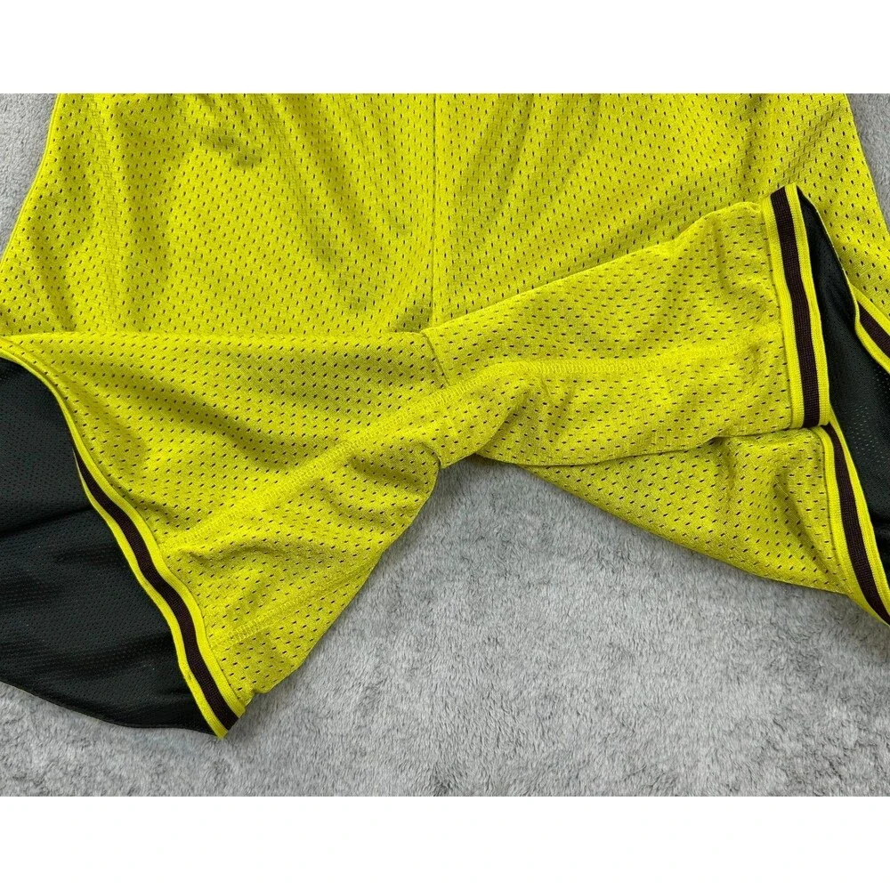 Nike Shorts Men’s XS | Y2K  Retro Dri-FIT Yellow Mesh Athletic Training Running
